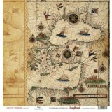 Scrapbooking Paper "Pirates Maps"