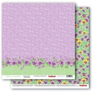 Scrapbooking Paper "Pansy Paradise"