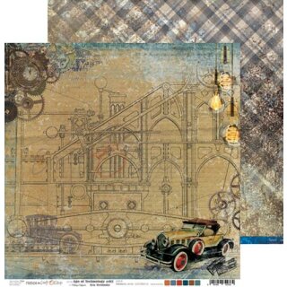 Scrapbooking Paper "Age of Technology #2"