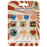 ScrapBerrys Kristall Sticker  Vintage Circus