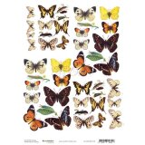 Decoupage-Reispapier Schmetterlinge
