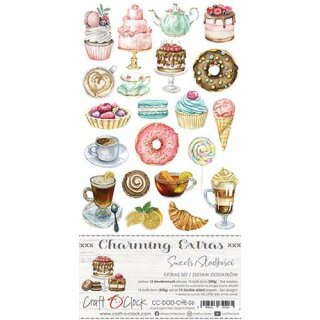 Deko Motive Charming "Süße Kuchen" 12 Bogen