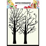 Dutch Doobadoo Schablone Bäume