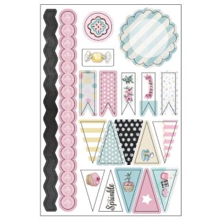 Washi Banner Stickers "The Sweet Life"