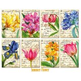 Junk Journal Mini Cards Summer Flower 24 Bogen
