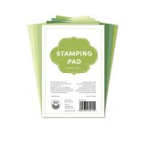 Stamping Pad - Stempelpapier Grüntöne 24 Bogen