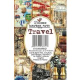 Junk Journal Mini Cards Travel 24 Bogen