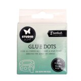 Klebepunkte Glue Dots  transparent rund 4mm