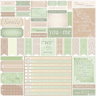 Scrapbooking Paper "For Wedding Cards"
