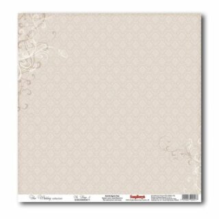 Scrapbooking Paper "Wedding II" beige