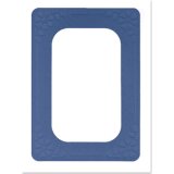 Kartenaufleger Rahmen Blau
